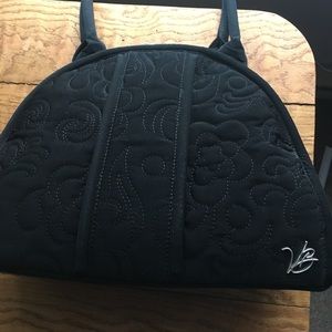 Vera Bradley Quilted Black Shoulder Bag